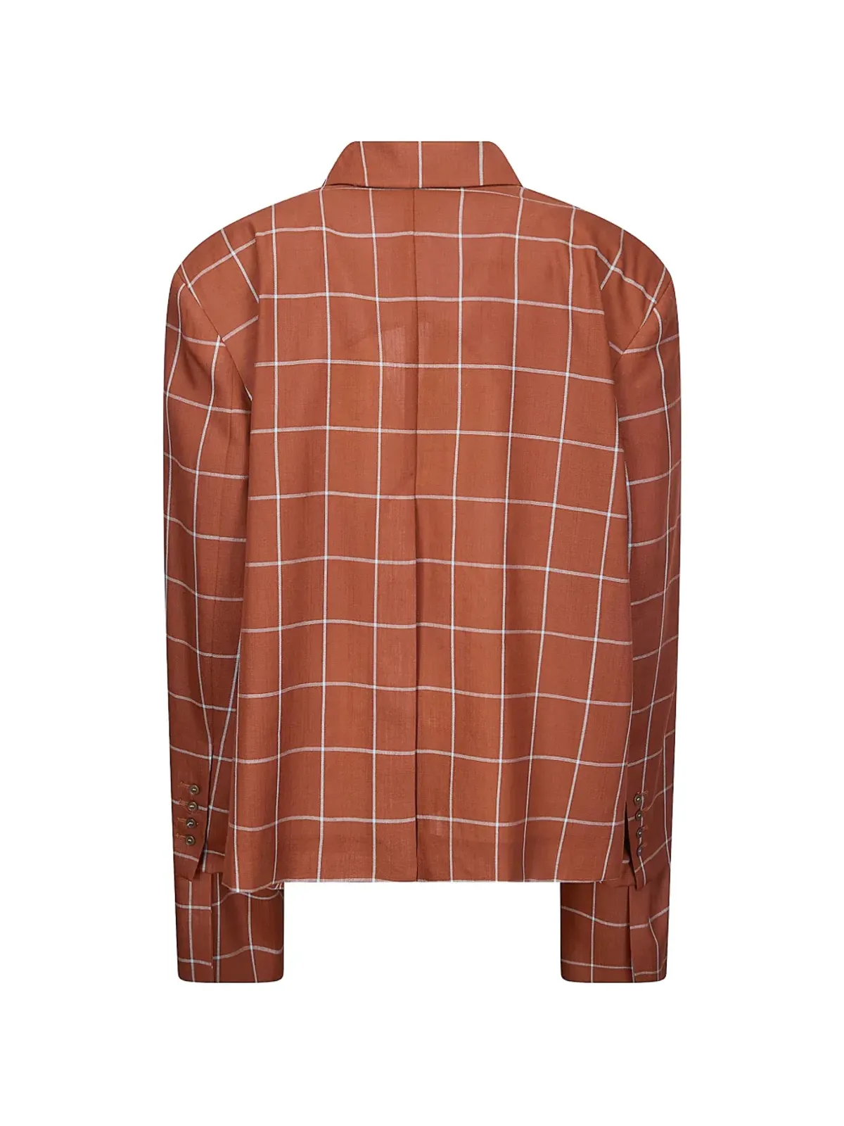Jejia Olly check blazer - Brown - 画像2