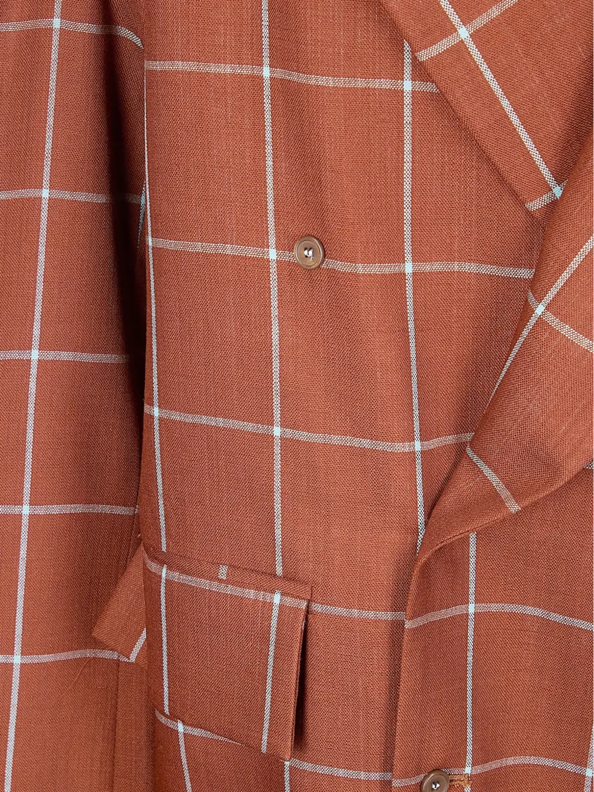 Jejia Olly check blazer - Brown - 画像3