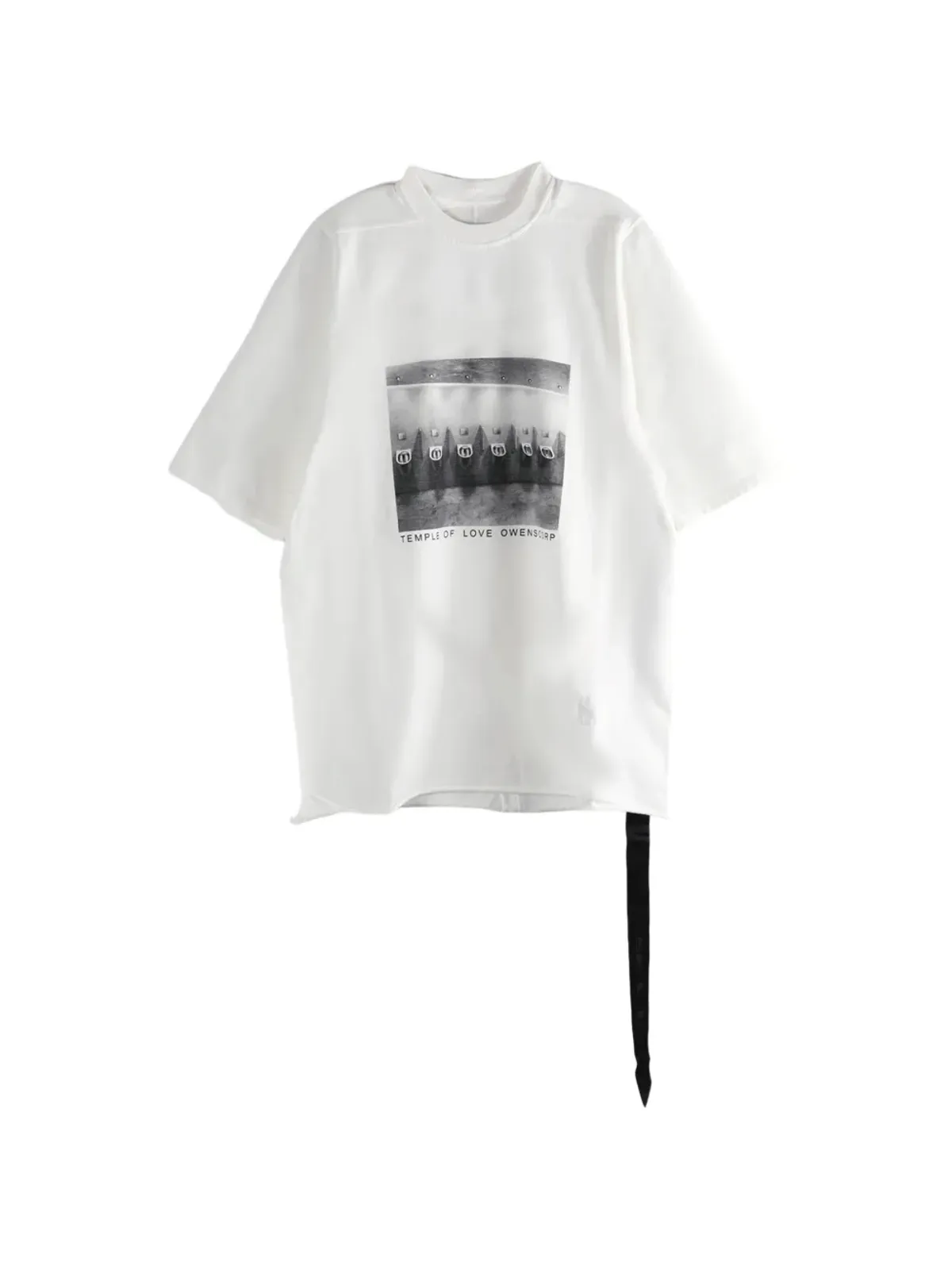Rick Owens DRKSHDW プリントディテール Tシャツ - 画像1