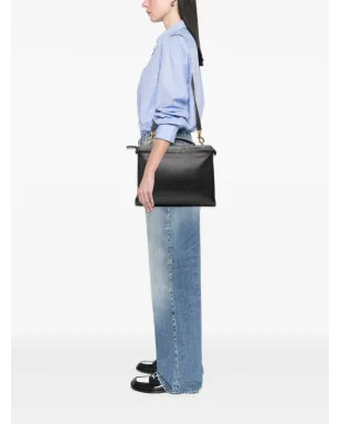 Fendi Pre-Owned 大型レザー Selleria Monster Peekaboo Iconic Fit バッグ ビジネスバッグ - サムネイル2
