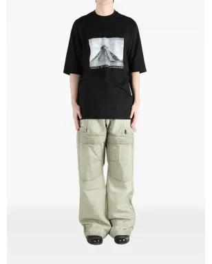 Rick Owens DRKSHDW プリントディテール 半袖Tシャツ ブラック - サムネイル2