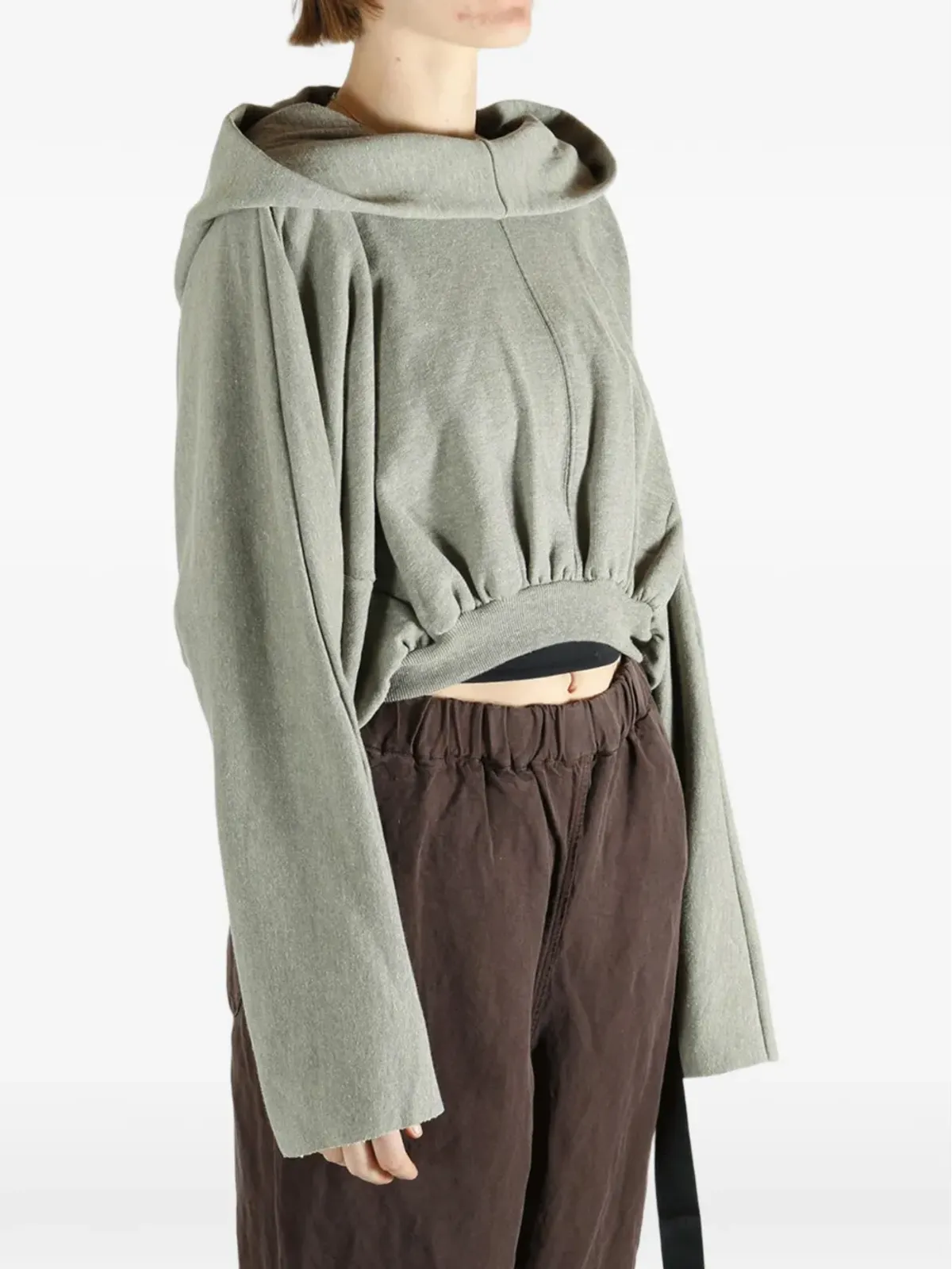 Rick Owens DRKSHDW ボクシー・フーディ - 画像3