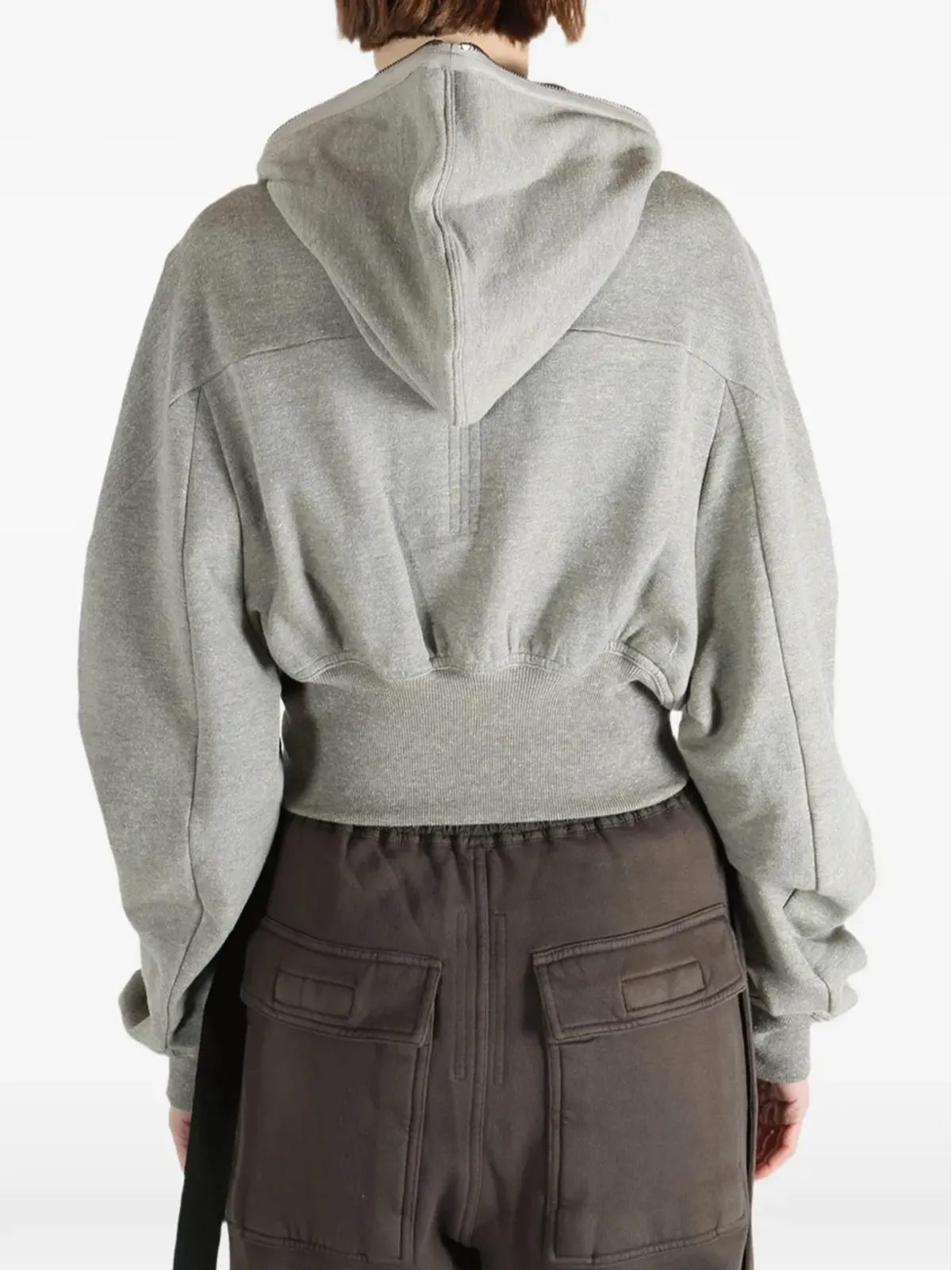 Rick Owens DRKSHDW Collage Gimpジップフーディー - 画像5