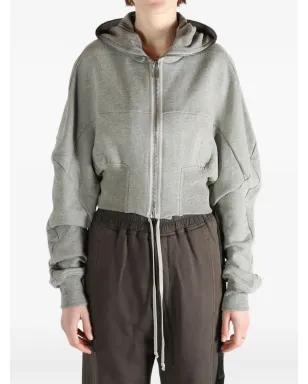 Rick Owens DRKSHDW Collage Gimpジップフーディー - サムネイル3