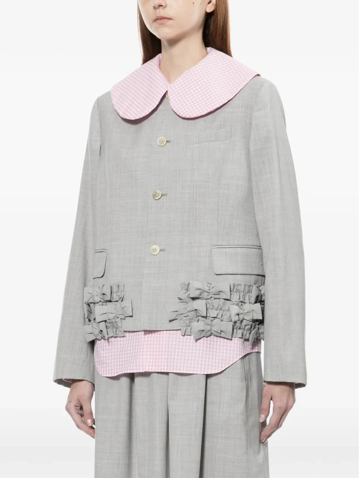 Comme Des Garçons Girl リボンデザインのフリルジャケット - 画像3
