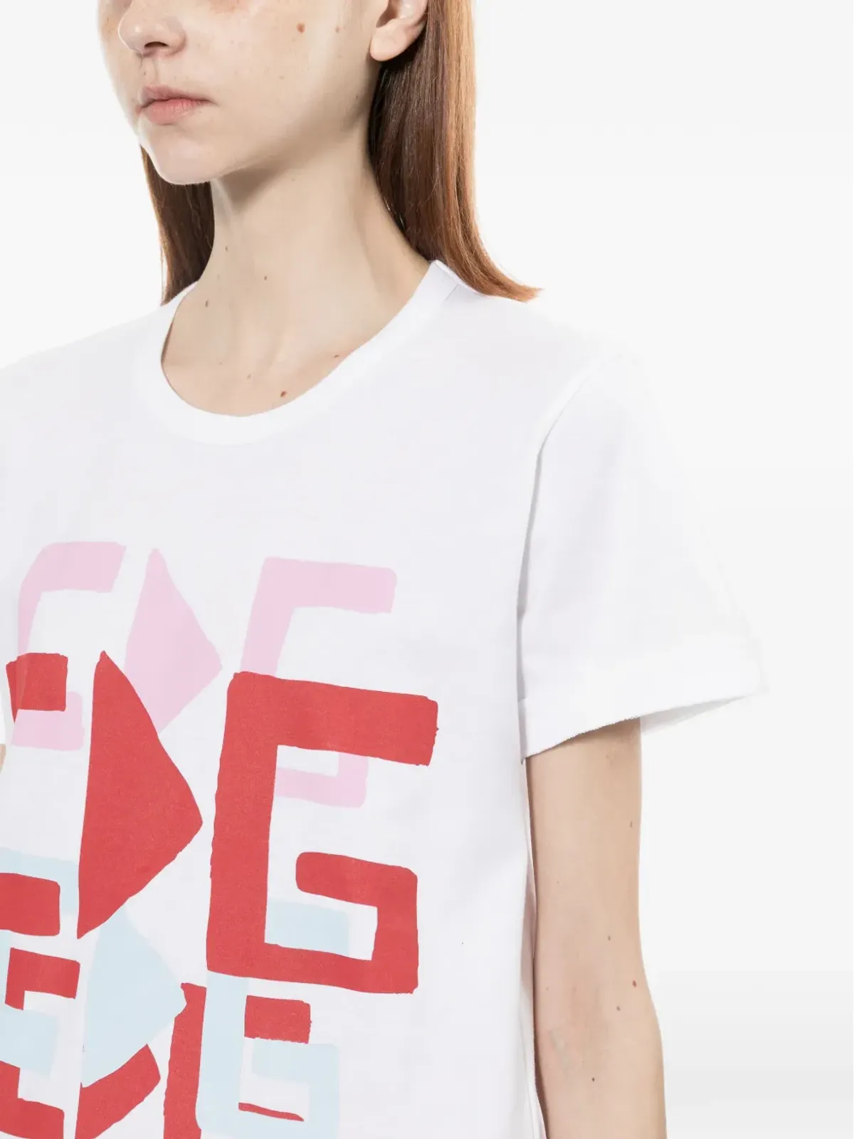 Comme Des Garçons Girl グラフィック ラウンドネック Tシャツ - 画像5