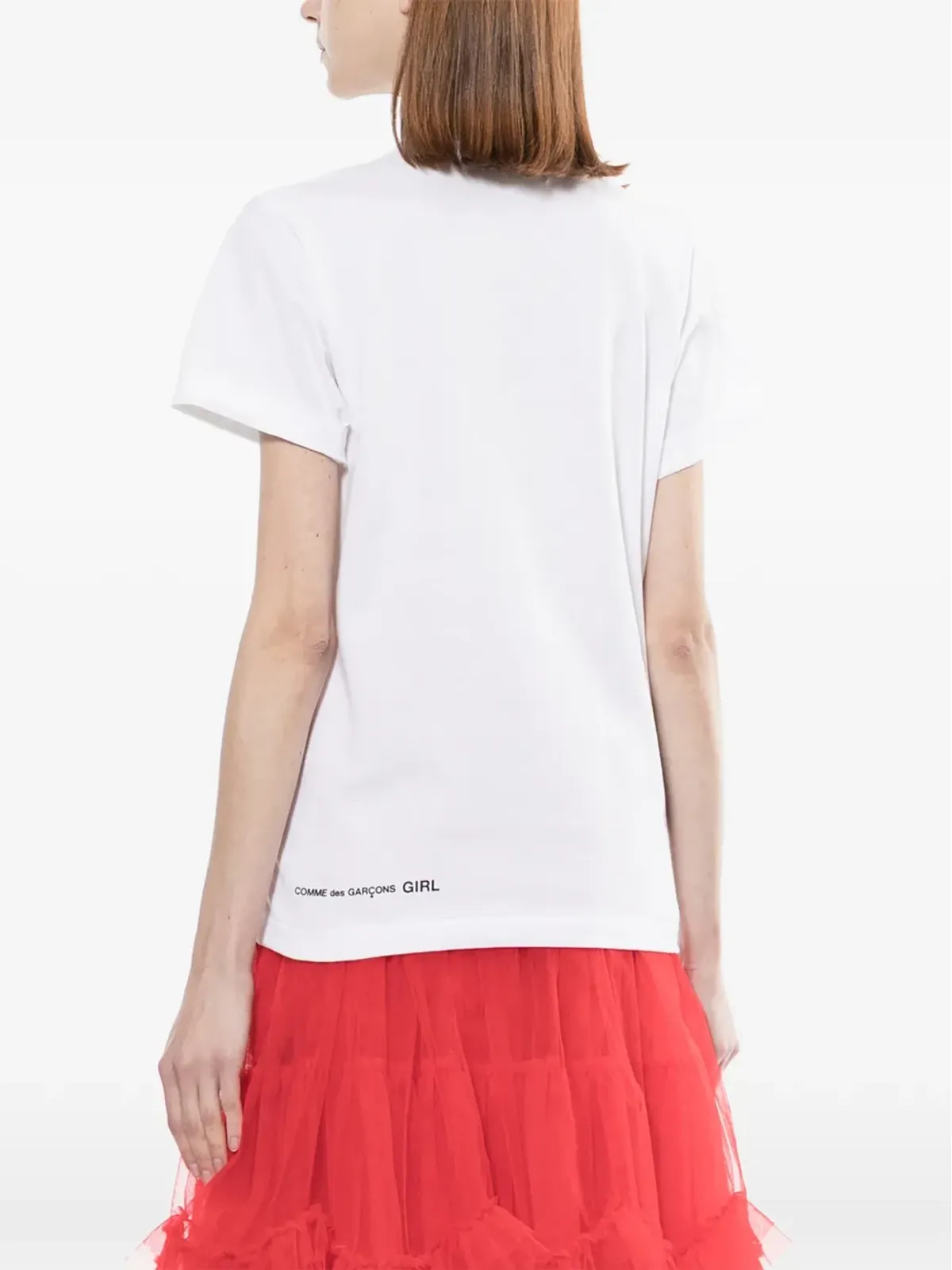 Comme Des Garçons Girl グラフィック ラウンドネック Tシャツ - 画像4