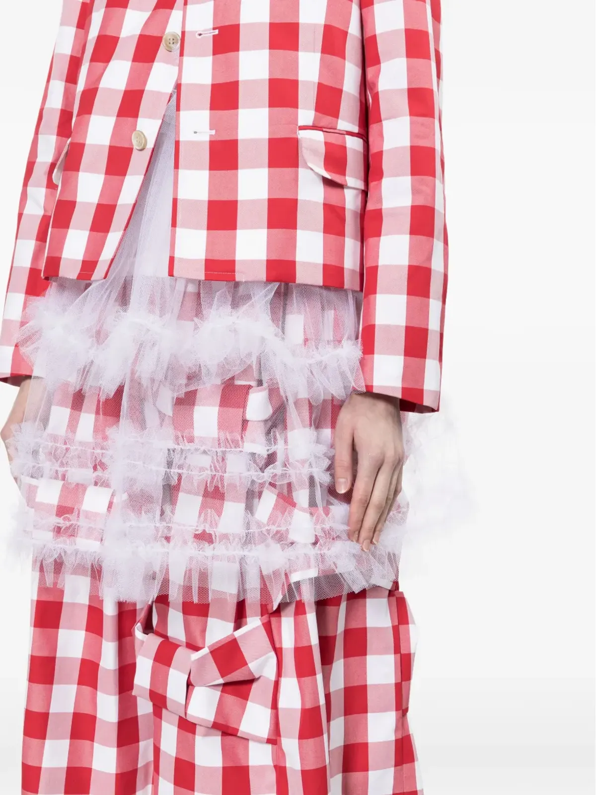 Comme Des Garçons Girl ギンガムボウスカート - 画像5