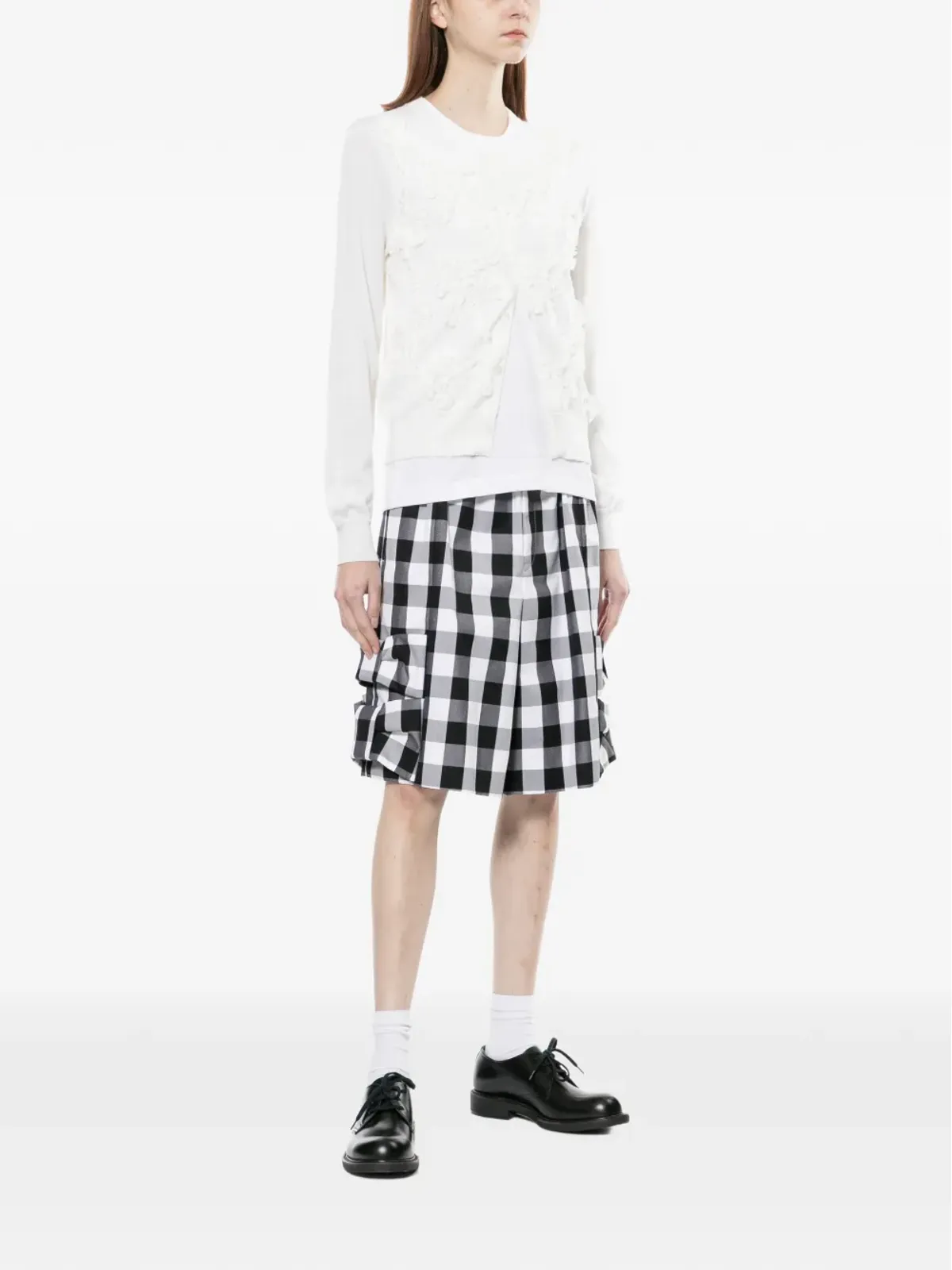 Comme Des Garçons Girl リボンデザインのフリルカーディガン - 画像2