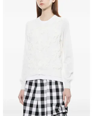 Comme Des Garçons Girl リボンデザインのフリルカーディガン - サムネイル3