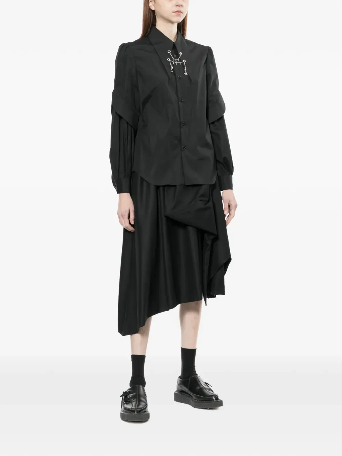 Noir Kei Ninomiya レイヤードシャツ - 画像2