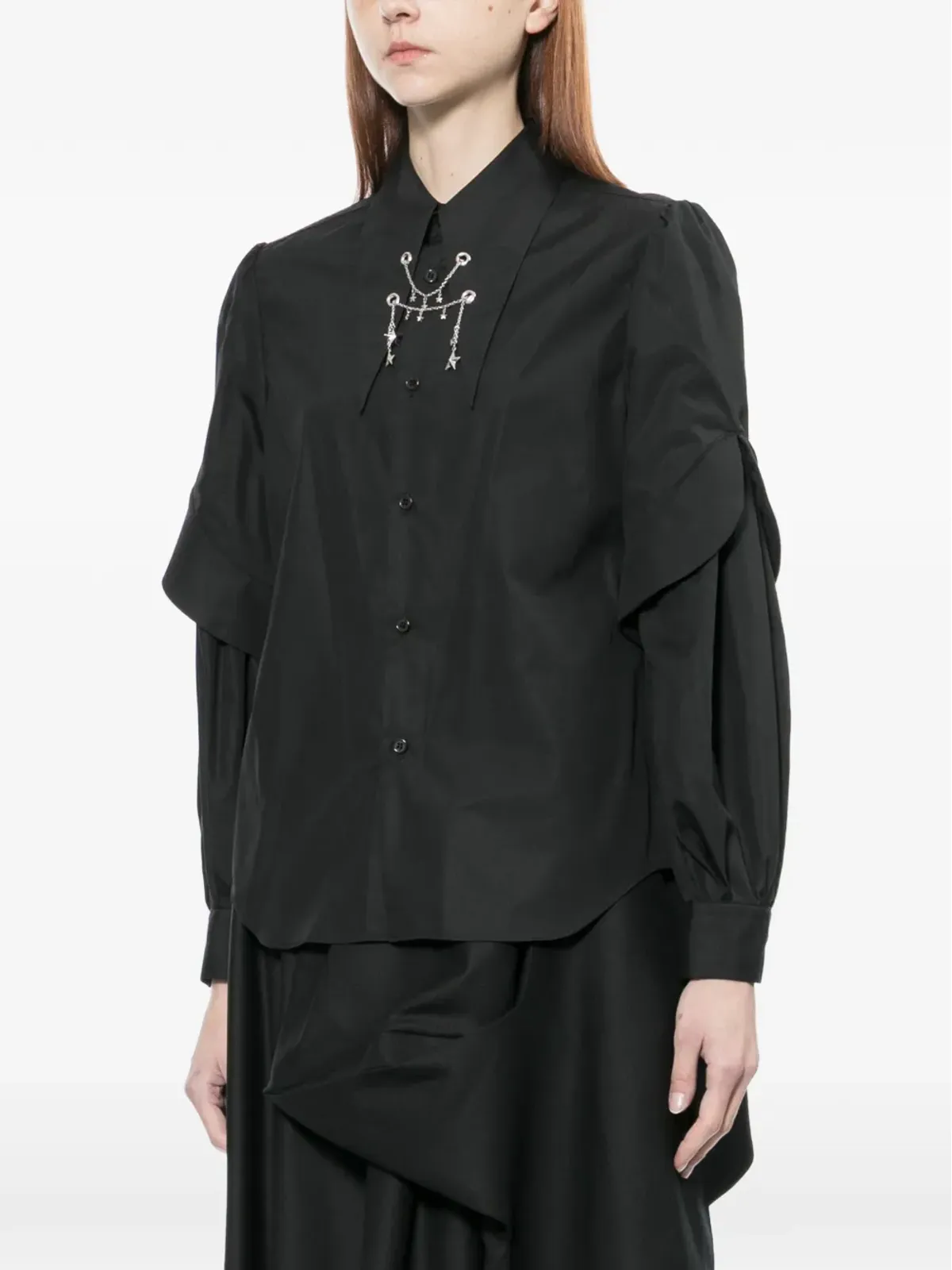 Noir Kei Ninomiya レイヤードシャツ - 画像3