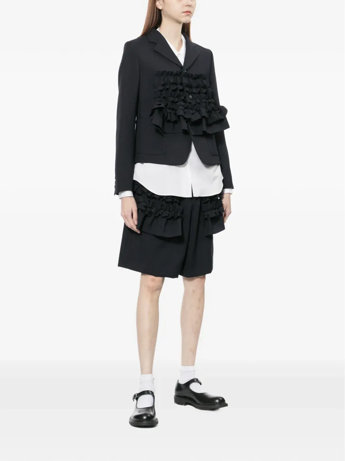 Comme Des Garçons Girl フリル膝丈ショーツ - 画像2