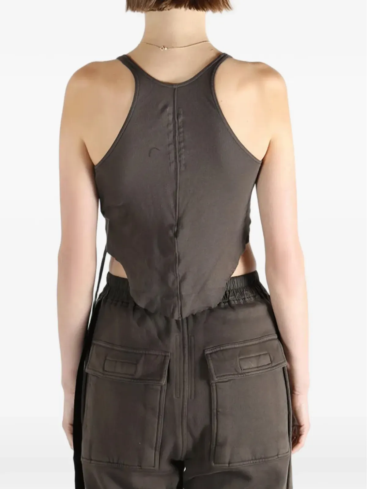Rick Owens DRKSHDW レーサーバック クロップトップ - 画像5