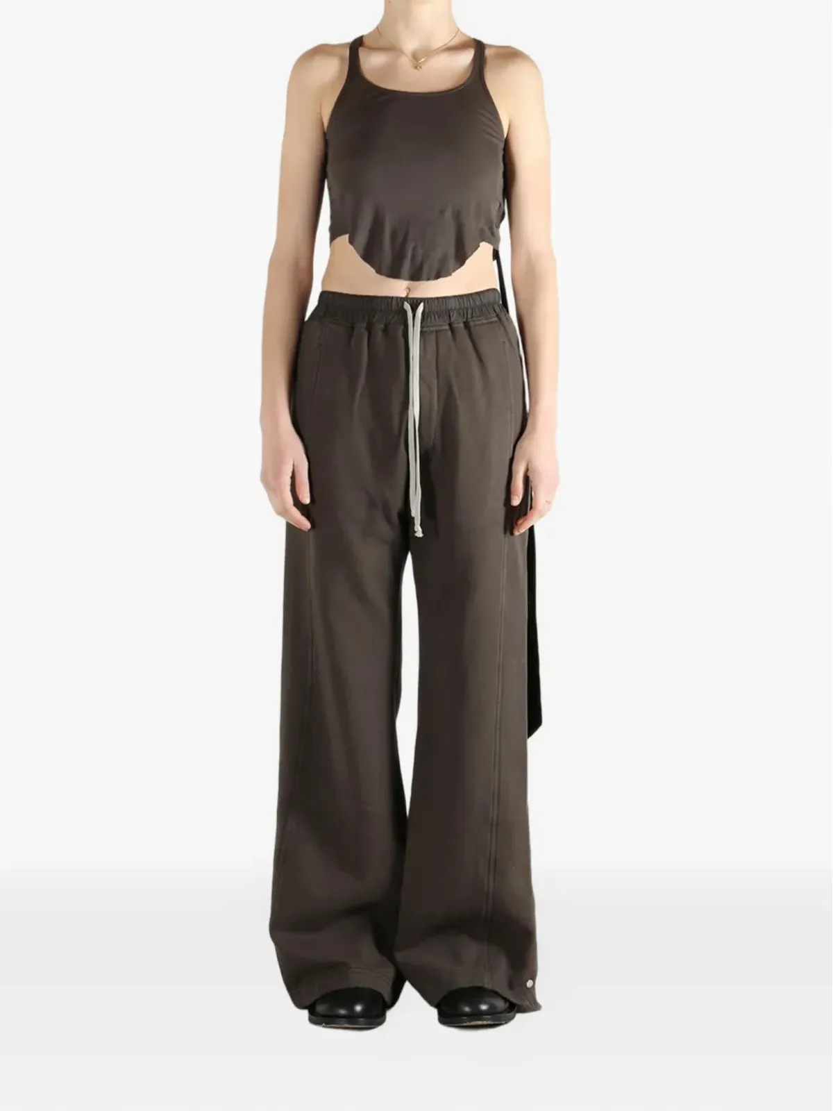 Rick Owens DRKSHDW レーサーバック クロップトップ - 画像2