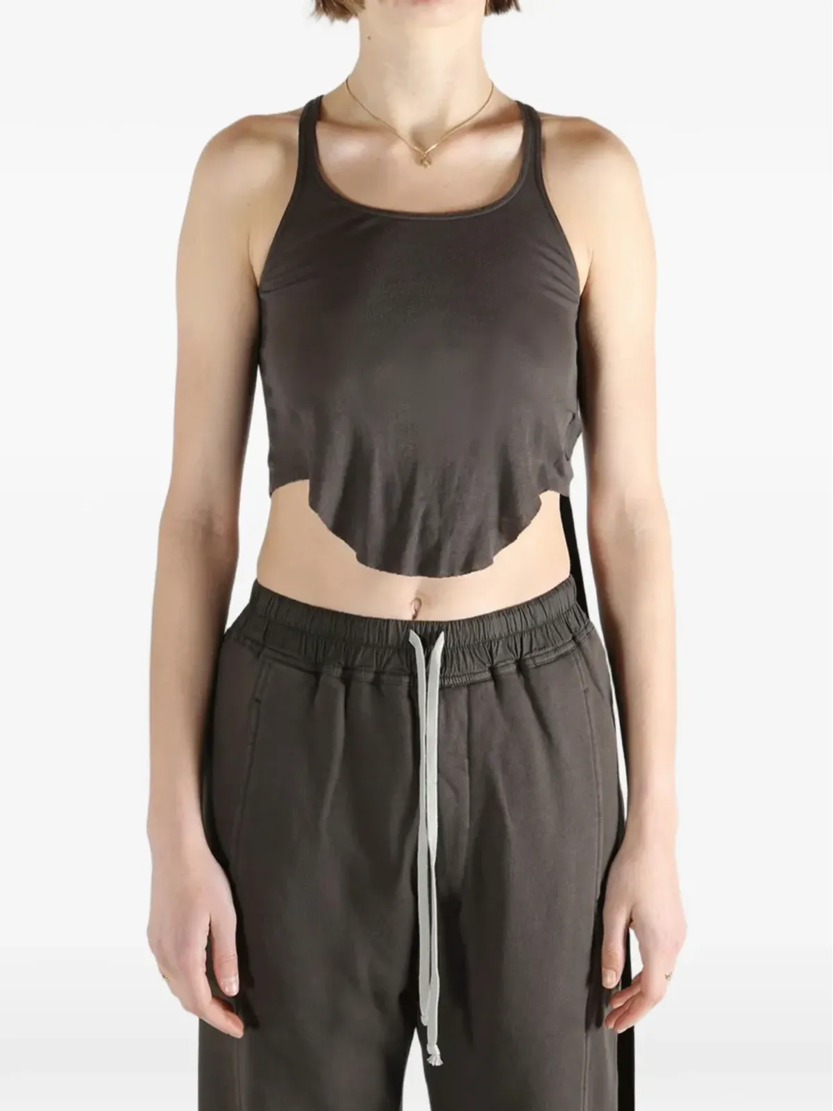 Rick Owens DRKSHDW レーサーバック クロップトップ - 画像3