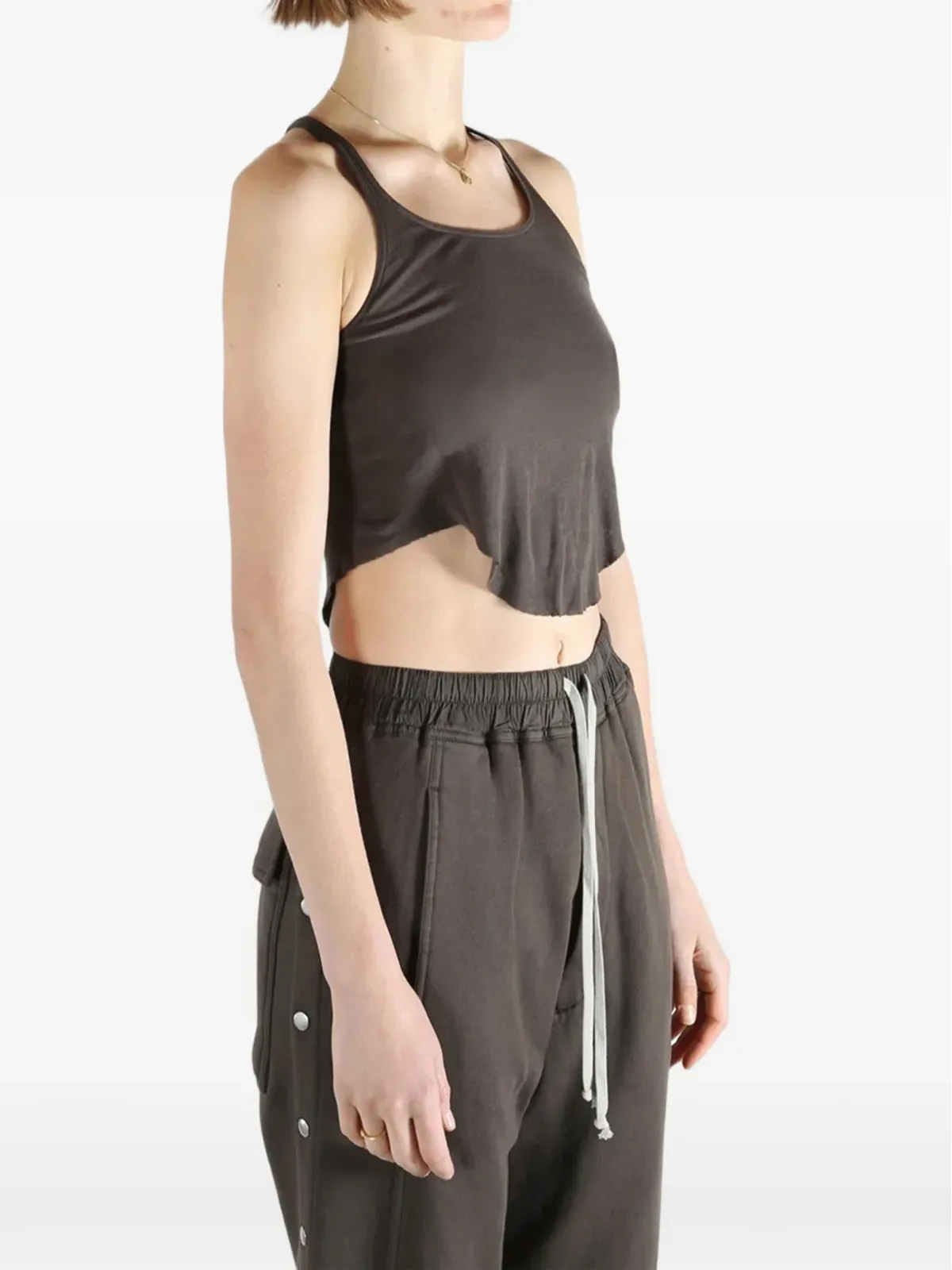 Rick Owens DRKSHDW レーサーバック クロップトップ - 画像4