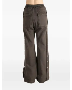 Rick Owens DRKSHDW ワイドプッシャー ドローストリング ボタン付きパンツ - サムネイル4