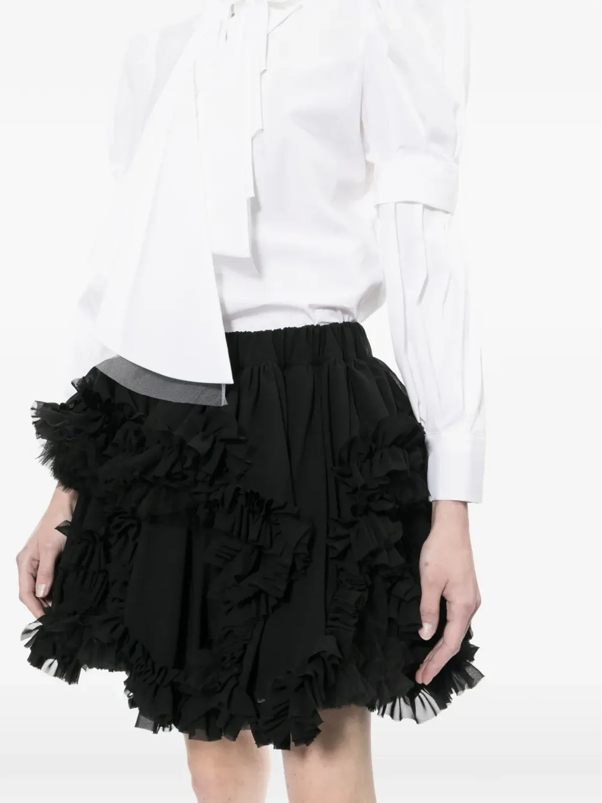 Noir Kei Ninomiya フリルスカート - 画像5