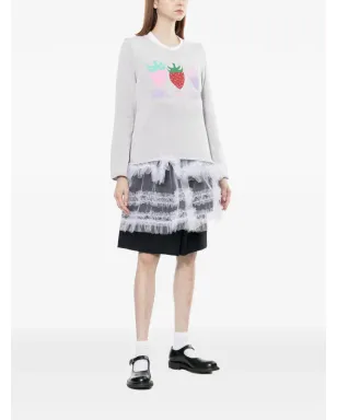 Comme Des Garçons Girl フリル付きチュールTシャツ - サムネイル2