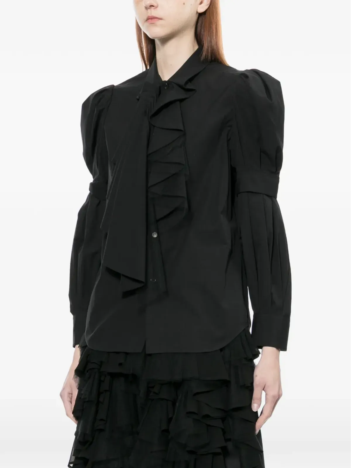 Noir Kei Ninomiya フリルシャツ - 画像3