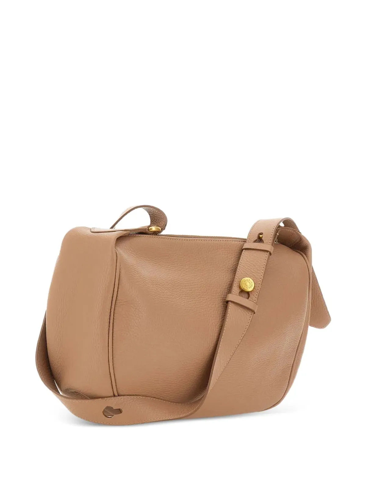 GIANNI CHIARINI シャーロット ハンマー加工ジップショルダーバッグ - 画像2