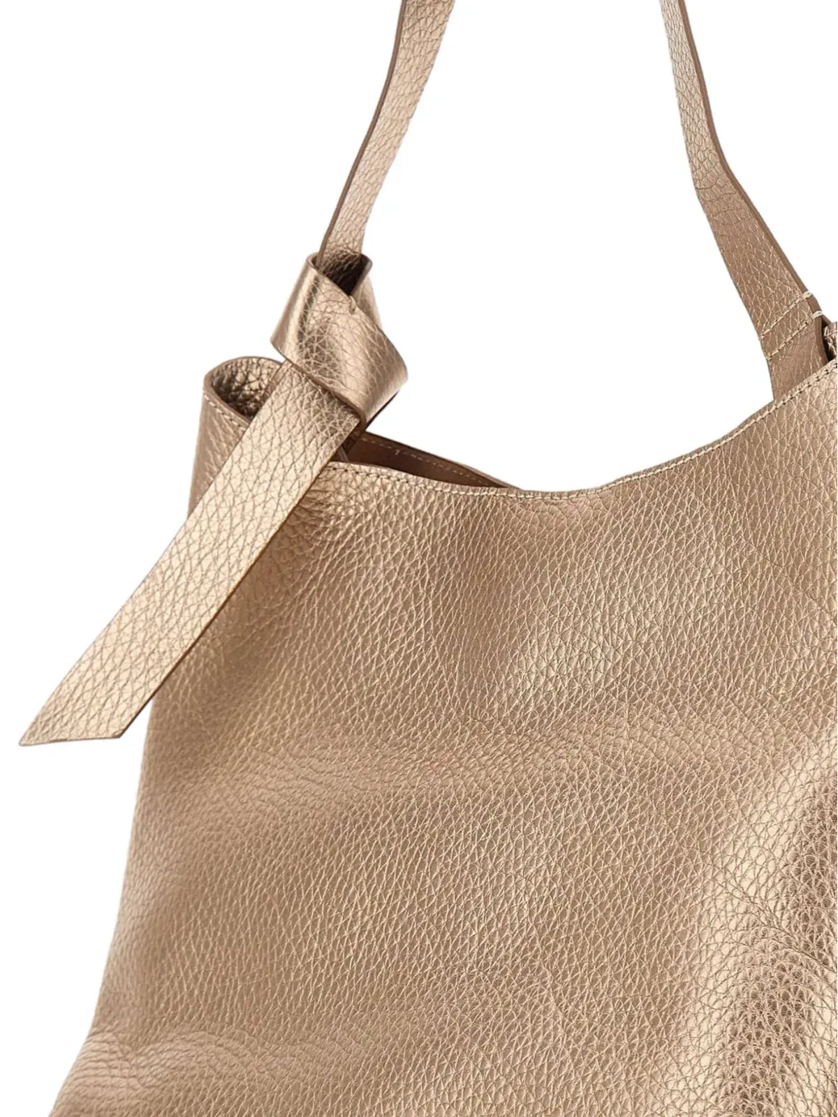 GIANNI CHIARINI アミラ ノットレザー ショルダーバッグ - 画像5