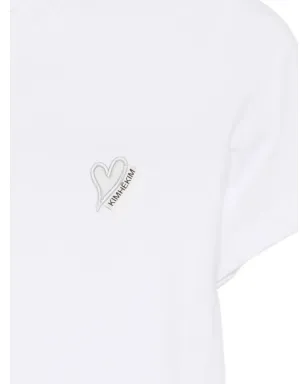 Kimhekim ハートパッチTシャツ - サムネイル3