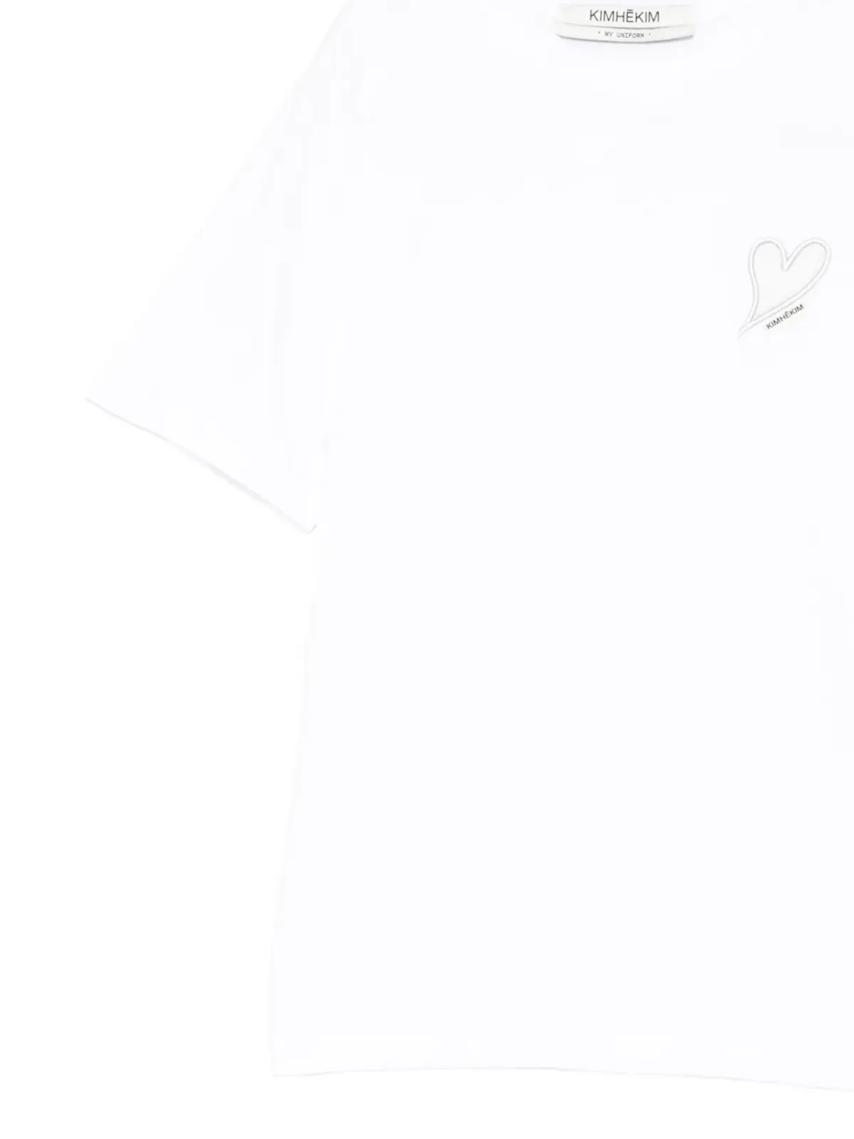 Kimhekim ハートパッチTシャツ - 画像3