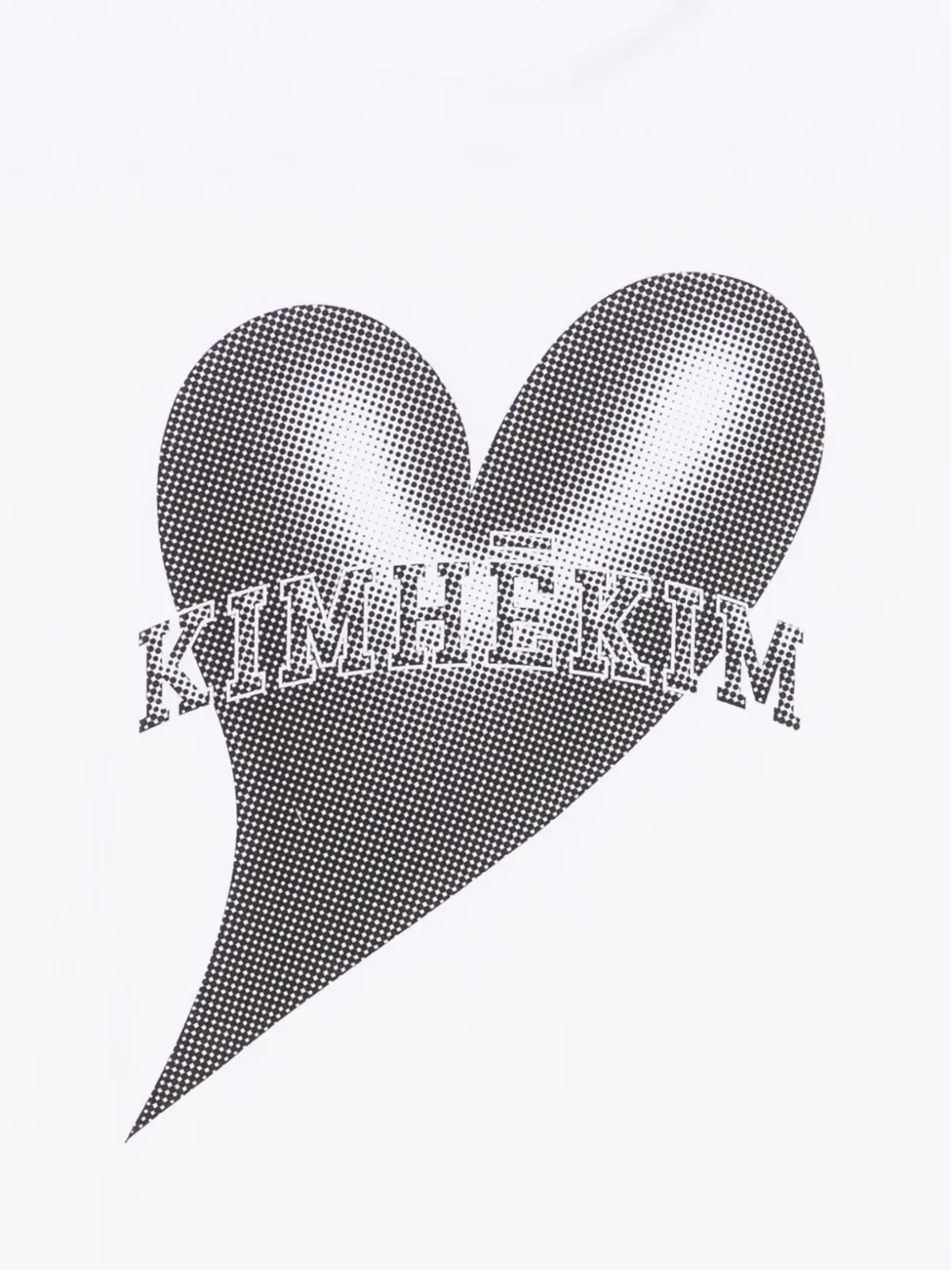 Kimhekim ハートプリントTシャツ - 画像3