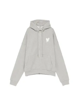 Kimhekim ハートパッチ付きジップアップフーディ - サムネイル1