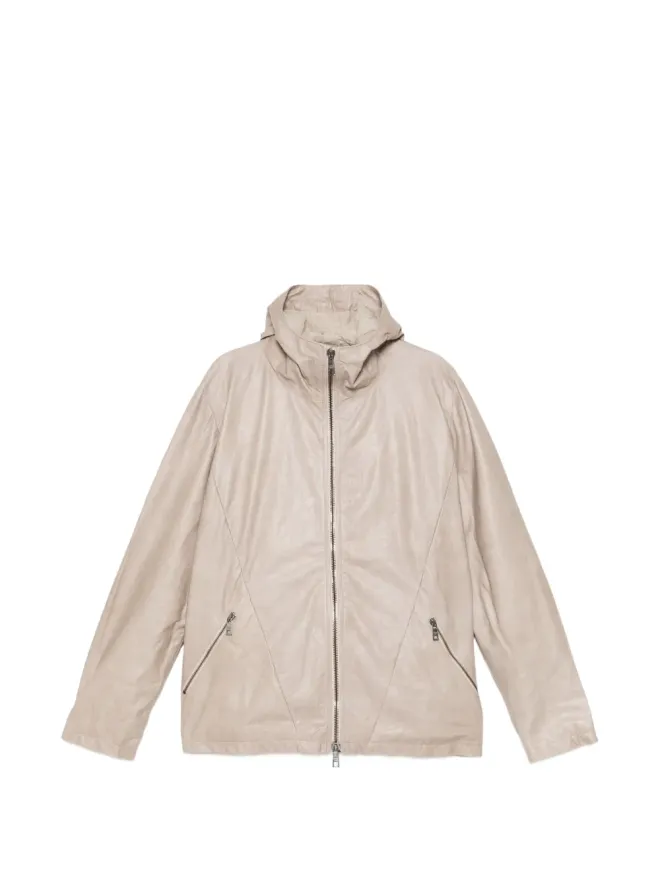 Giorgio Brato Giorgio Brato レザー フード付きジャケットの商品画像
