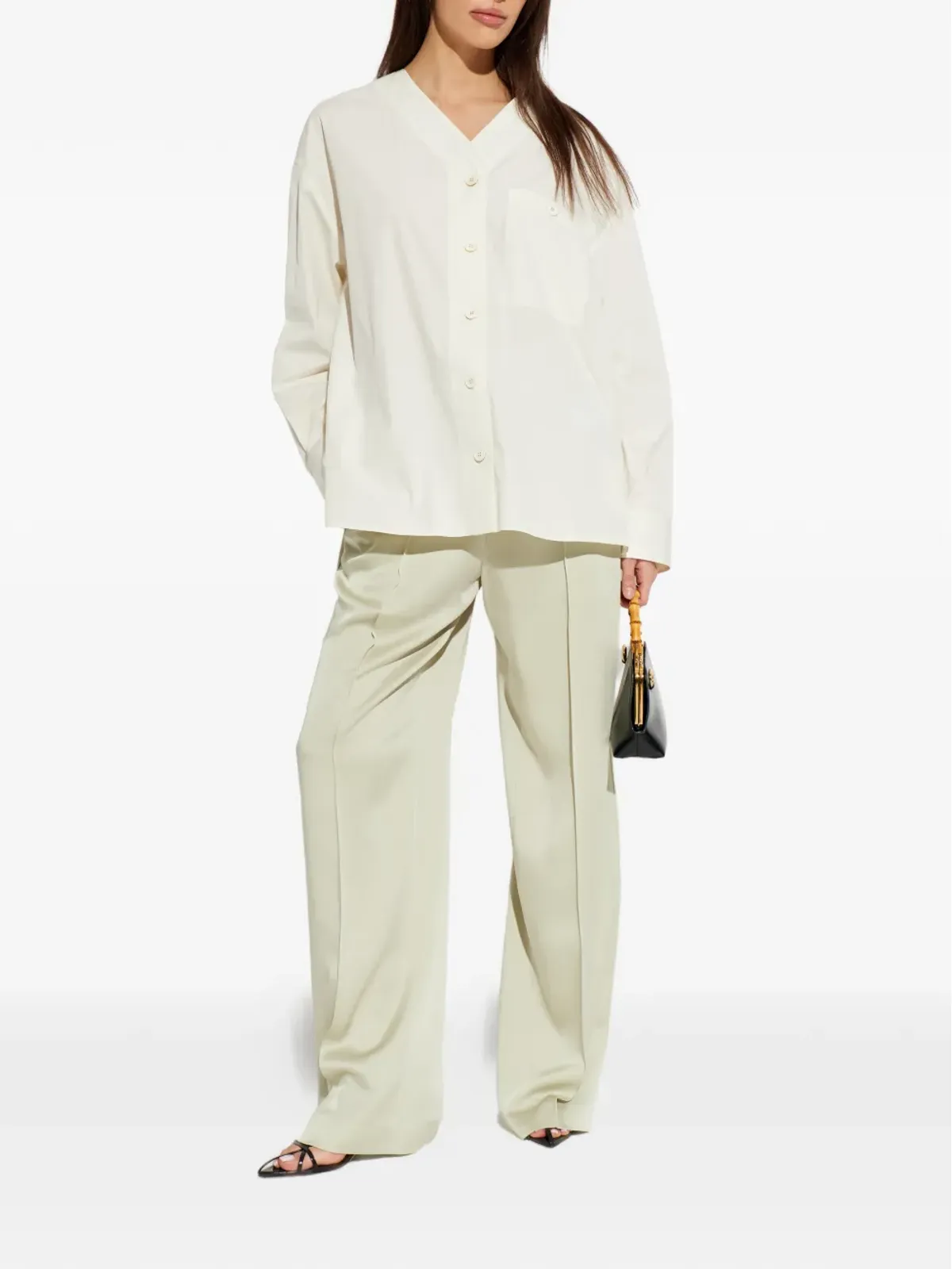 JIL SANDER+ チェストポケット付きボタンシャツ - 画像2