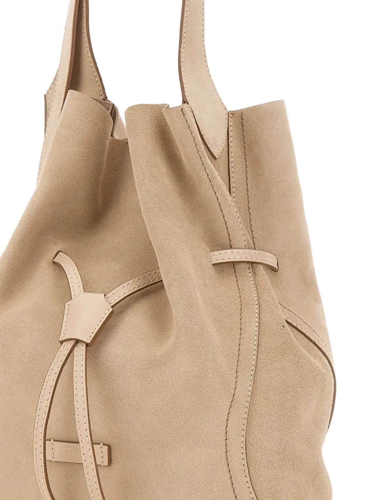 GIANNI CHIARINI ミディアム シエナ コントラストステッチ ショルダーバッグ - 画像5