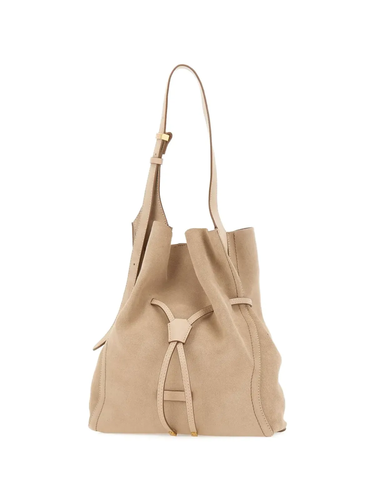 GIANNI CHIARINI ミディアム シエナ コントラストステッチ ショルダーバッグ - 画像3