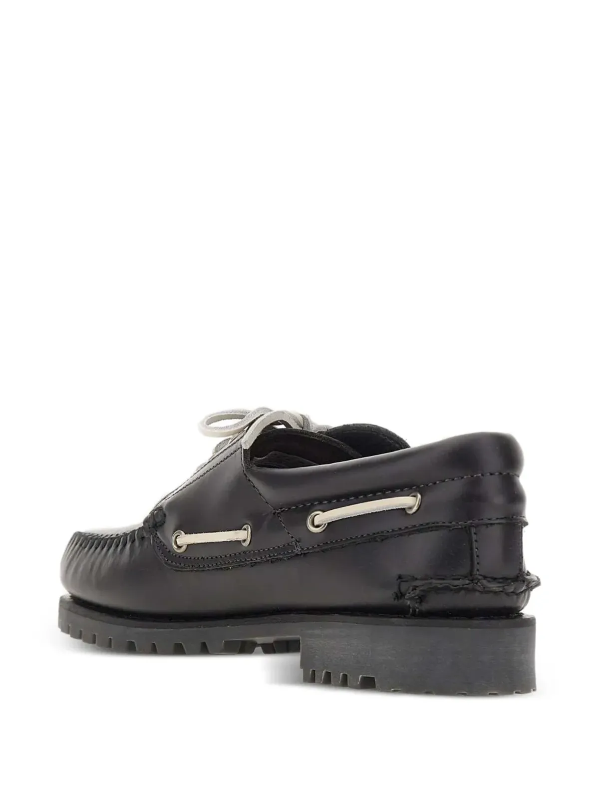 Timberland Road Trip 3-Eye Lug Handsewn boat shoes - Black - 画像5