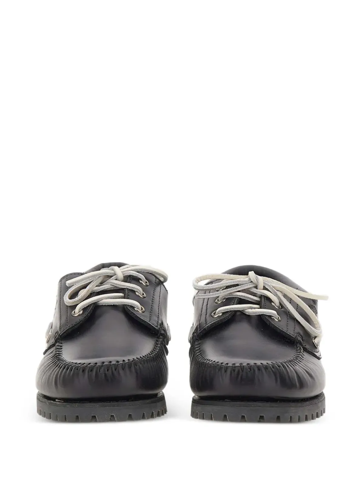 Timberland Road Trip 3-Eye Lug Handsewn boat shoes - Black - 画像3