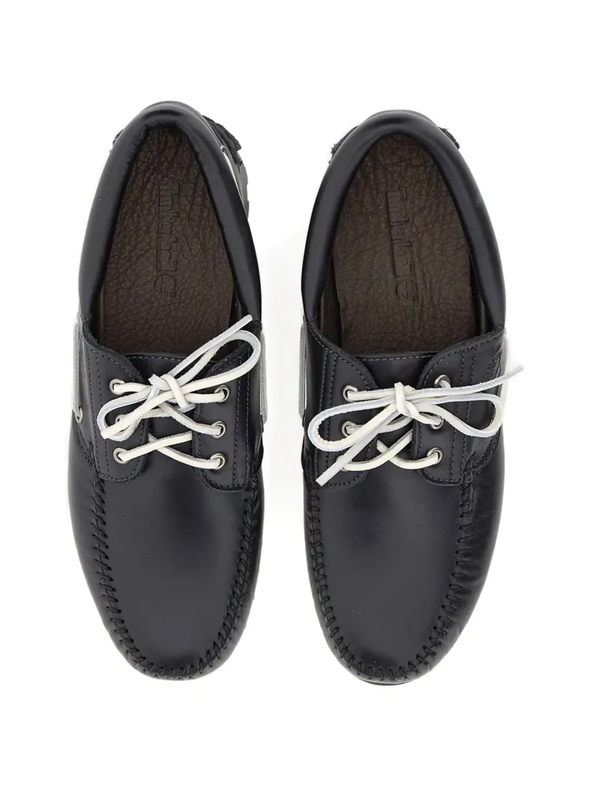 Timberland Road Trip 3-Eye Lug Handsewn boat shoes - Black - 画像4
