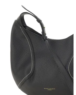 GIANNI CHIARINI ジュノ コントラストステッチ グレインレザー ショルダーバッグ - サムネイル5