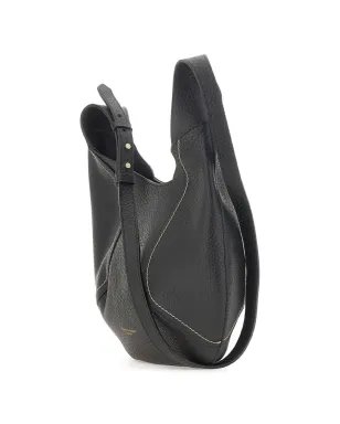 GIANNI CHIARINI ジュノ コントラストステッチ グレインレザー ショルダーバッグ - サムネイル3