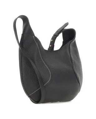 GIANNI CHIARINI ジュノ コントラストステッチ グレインレザー ショルダーバッグ - サムネイル4