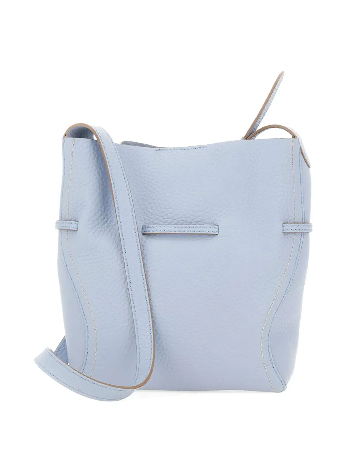 GIANNI CHIARINI Sienna コントラストステッチ アジャスタブル ショルダーバッグ - 画像2