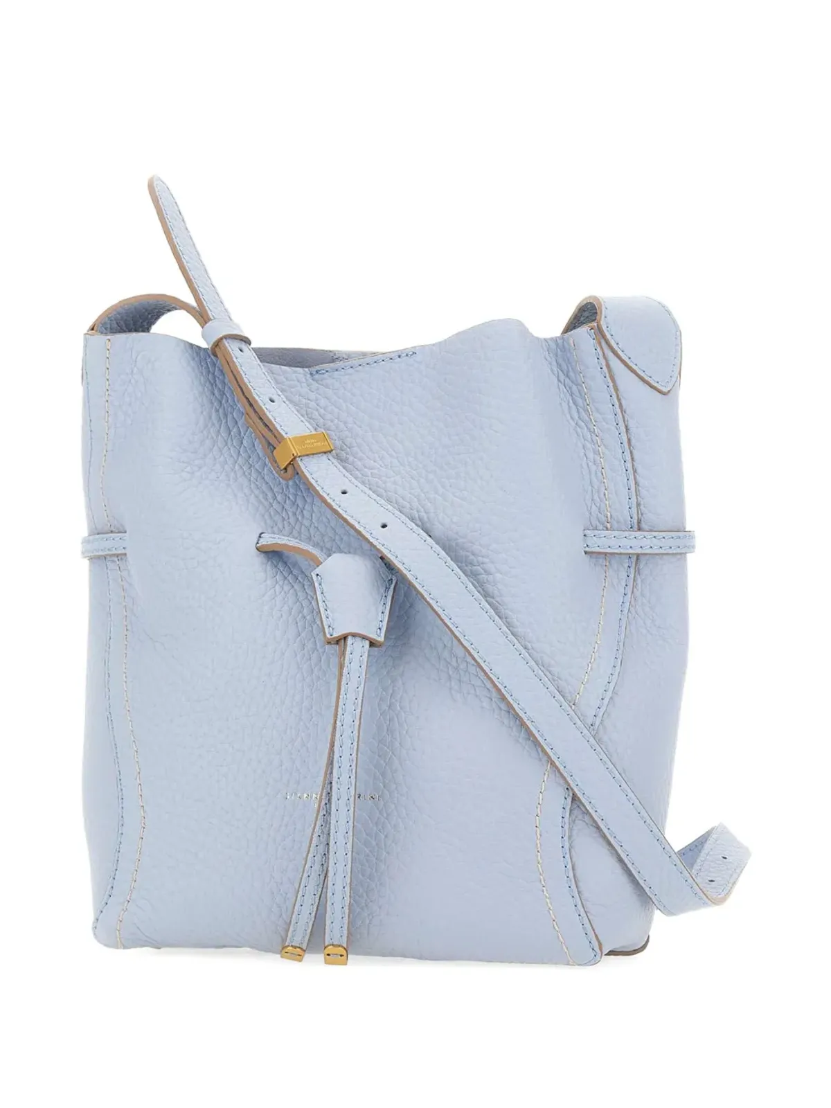 GIANNI CHIARINI Sienna コントラストステッチ アジャスタブル ショルダーバッグ - 画像3