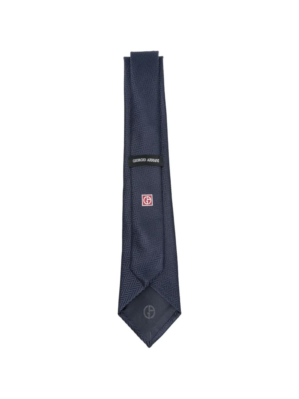 Giorgio Armani ヘリンボーンタイ - 画像2