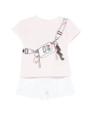Marc Jacobs Kids 白のショートセット - サムネイル1