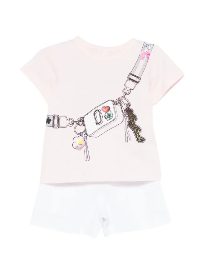 Marc Jacobs Kids Marc Jacobs Kids 白のショートセットの商品画像