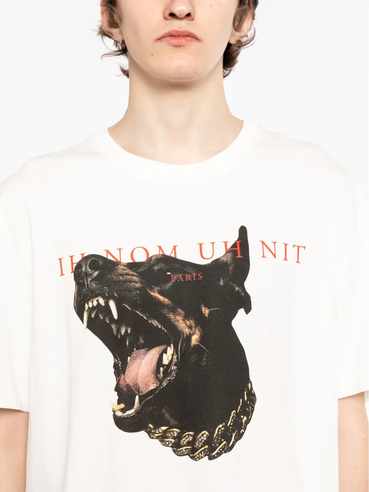 Ih Nom Uh Nit グラフィックプリント クルーネック Tシャツ - 画像5