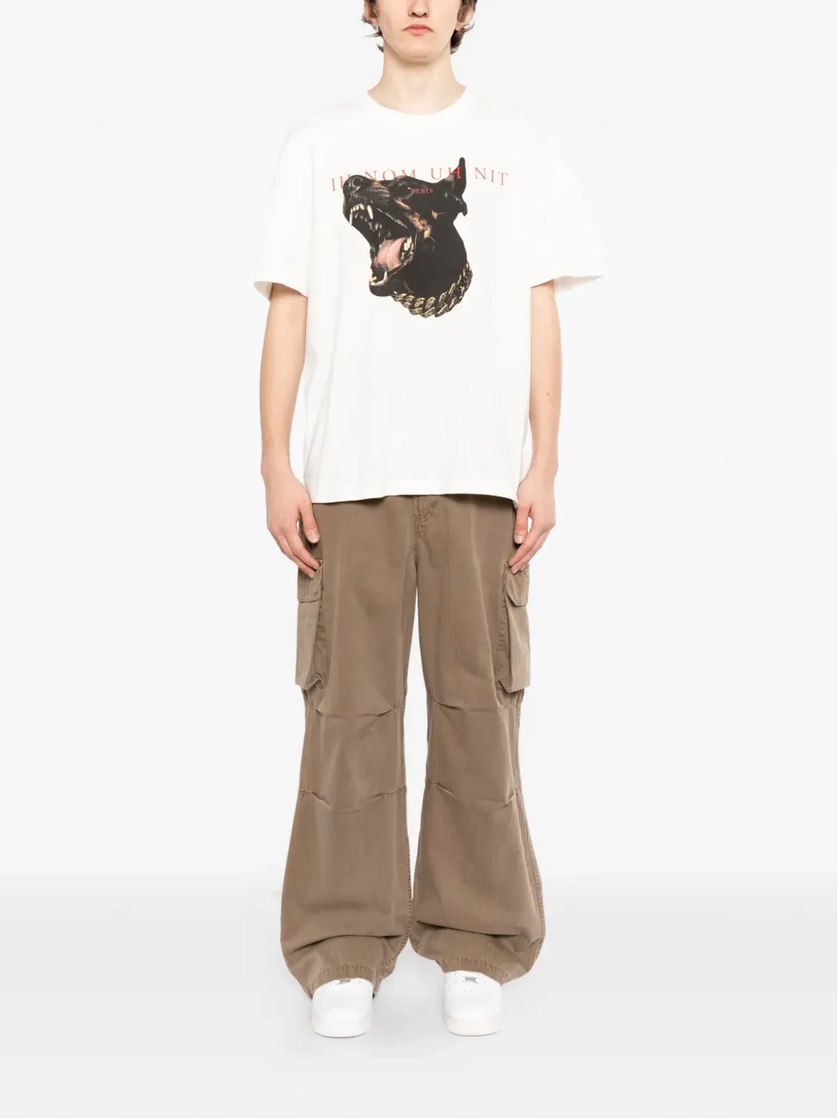 Ih Nom Uh Nit グラフィックプリント クルーネック Tシャツ - 画像2
