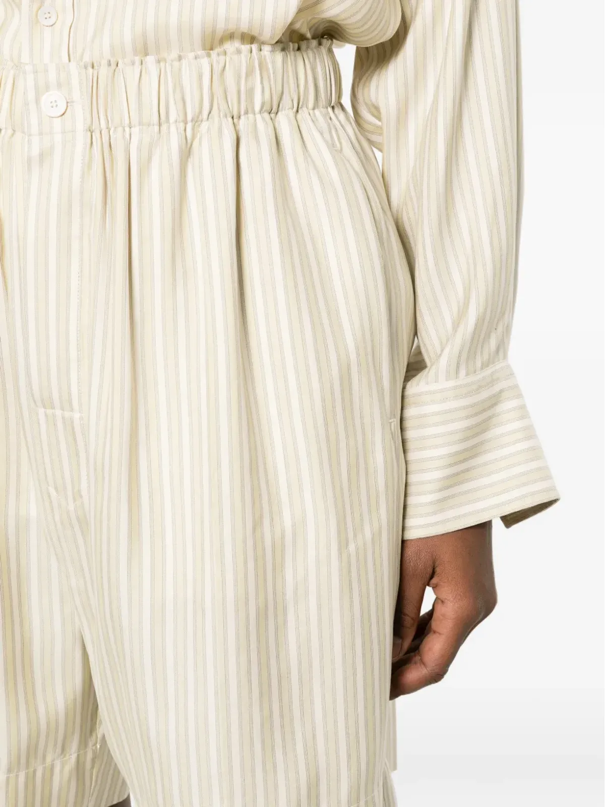 Carven ストライプ柄ショーツ - 画像5