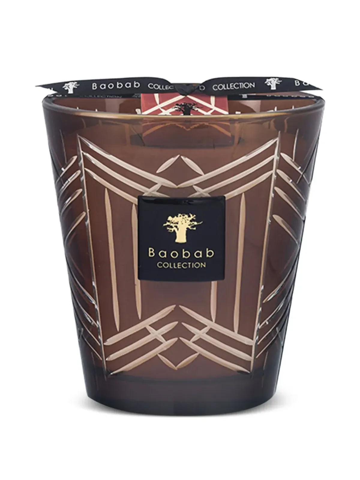 Baobab Collection Fontenay ジオメトリック柄キャンドル - 画像1